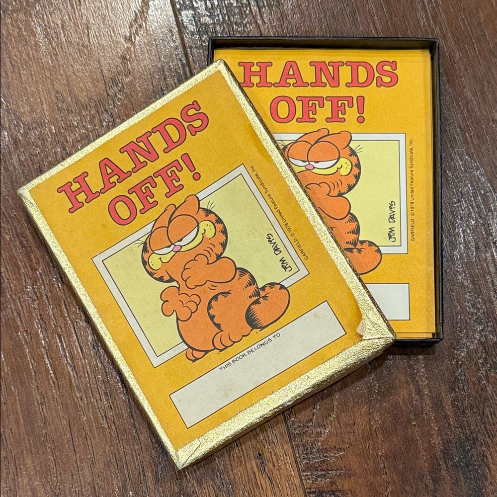 Garfield 'Hands Off!' Bookplates